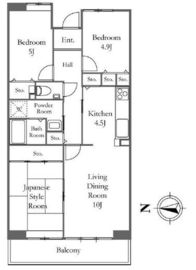 KDXレジデンス日吉 412 間取り図
