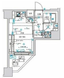 スパシエ蒲田グランドタワー 11階 間取り図