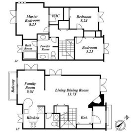 荻窪グリーンヴィレッジ A-3 間取り図