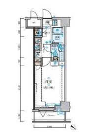 リヴシティ関内 6階 間取り図