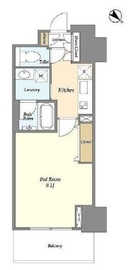 フロンティア新宿タワー 1507 間取り図