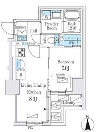 ジオエント秋葉原 604 間取り図