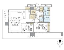 THE TOWER湘南辻堂 26階 間取り図