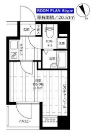 ステージグランデ文京小石川 2階 間取り図
