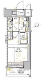 RELUXIA GRANDE横濱吉野町 (リルシアグランデ横濱吉野町) 7階 間取り図