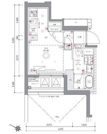 AZEST阪東橋Ⅱ 5階 間取り図