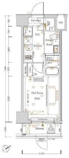 Log鶴見 (ログ鶴見) 6階 間取り図