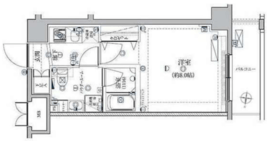 アルテシモバテル 4階 間取り図