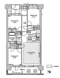 ソアラノーム荻窪天沼 5階 間取り図