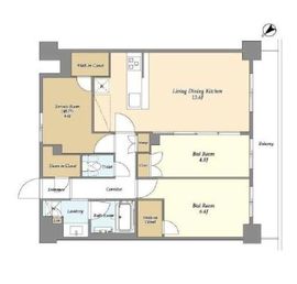 グランカーサ瑞江 504 間取り図