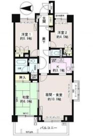 パークハイム中野坂上 7階 間取り図