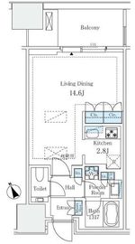 麻布台ヒルズレジデンスB 9階 間取り図
