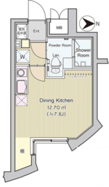 パティオスクエア中野 205 間取り図
