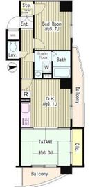 レジデンス武蔵野 501 間取り図