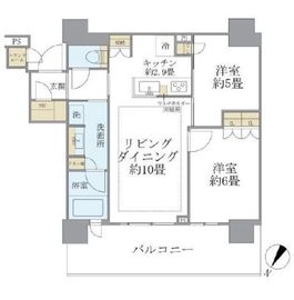 ブリリア有明シティタワー 18階 間取り図