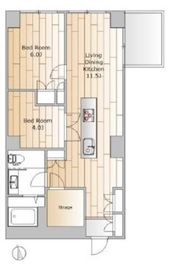 ペアシティルネッサンス 9階 間取り図
