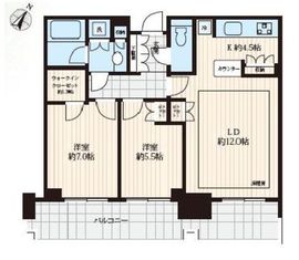 パークコート六本木ヒルトップ 14階 間取り図
