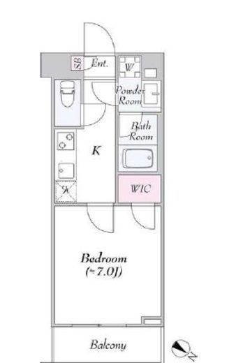 ロイジェント大山西町 202 間取り図
