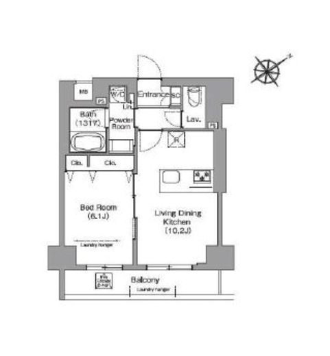 HF押上レジデンス 101 間取り図