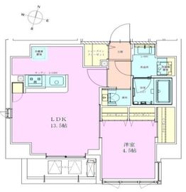 恵比寿レジデンス参番館 1002 間取り図