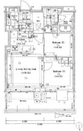 HARUMI FLAG SKYDUO PARK VILLAGE (晴海フラッグ スカイデュオ パークヴィレッジ) 31階 間取り図