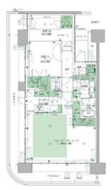 HARUMI FLAG PARK VILLAGE (晴海フラッグ パークヴィレッジ) 10階 間取り図