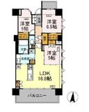 プラウド光が丘四季の香公園 2階 間取り図