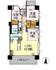 プラウド光が丘四季の香公園 2階 間取り図