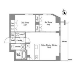 ENetial代官山 903 間取り図