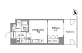 ENetial代官山 504 間取り図