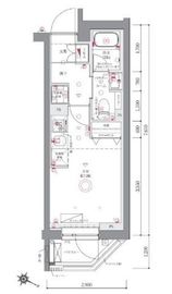 AZEST阪東橋Ⅱ 7階 間取り図