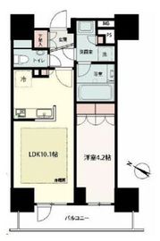 オープンレジデンシア横浜 6階 間取り図