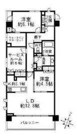 クリオ横浜杉田 2階 間取り図
