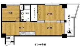 白金武蔵野マンション 5階 間取り図