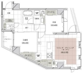 ピアース代々木上原 2階 間取り図