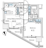 グランスイート麻布六本木 3階 間取り図
