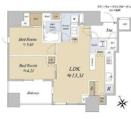 リビオレゾン新橋nex 4階 間取り図