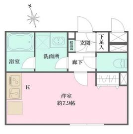 アトリオフラッツ三軒茶屋North 102 間取り図