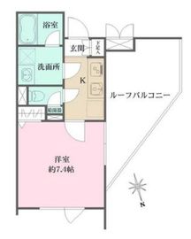 アトリオフラッツ三軒茶屋North 403 間取り図