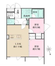 アトリオフラッツ三軒茶屋North 201 間取り図