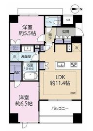 アトラス池尻レジデンス 5階 間取り図