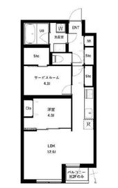 COEUR BLANC西荻窪 203 間取り図