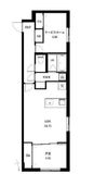 COEUR BLANC西荻窪 205 間取り図