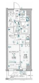 デュオステージ下落合 5階 間取り図