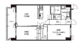 ブルーブラン新横浜 2階 間取り図