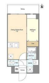 グランカーサ尾久 402 間取り図