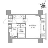 コンフォリア・リヴ新中野SOUTH 606 間取り図