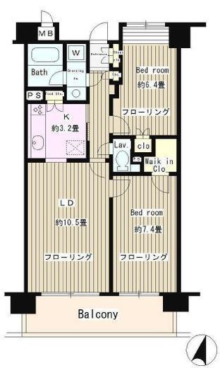 TRIADE (トリアード) 8階 間取り図