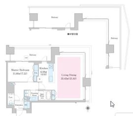 中野ステーションレジデンス 912 間取り図