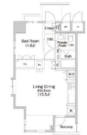 プライムアーバン池袋 1205 間取り図